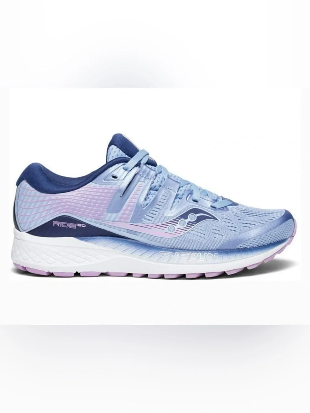 Saucony Ride ISO Women's Running Shoes Blue Purple Size 9.5
